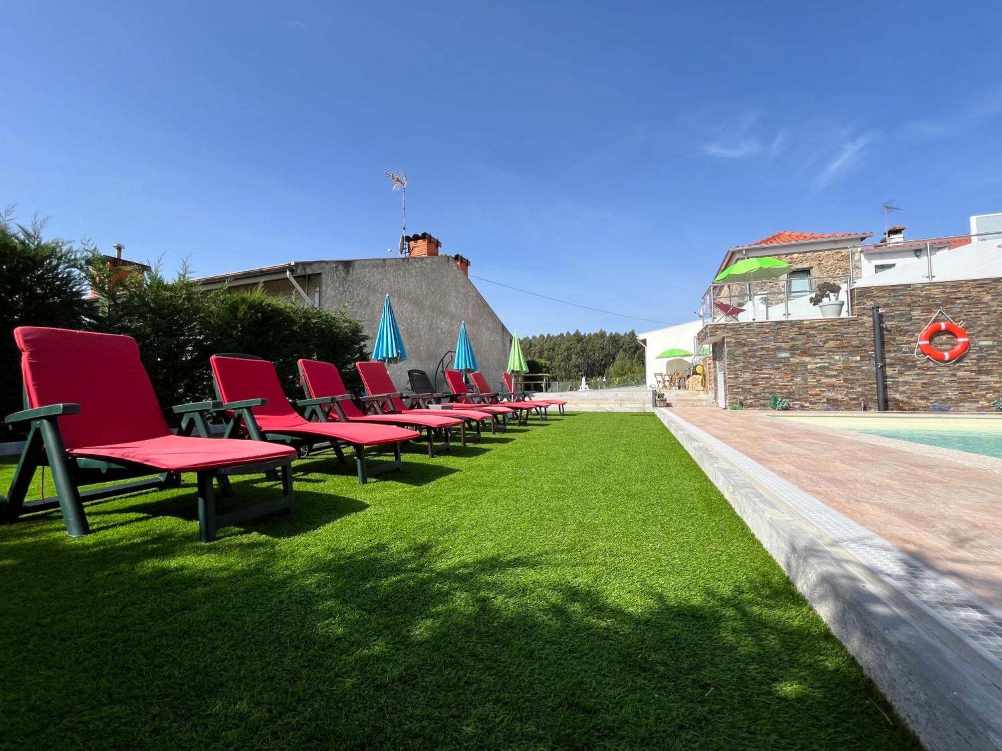 Fonte Retreat Home - Jacuzzi And Heated Swimming Pool Sandim Εξωτερικό φωτογραφία
